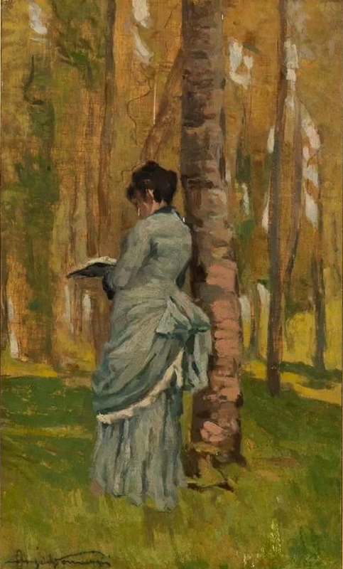 Angiolo - Donna che legge